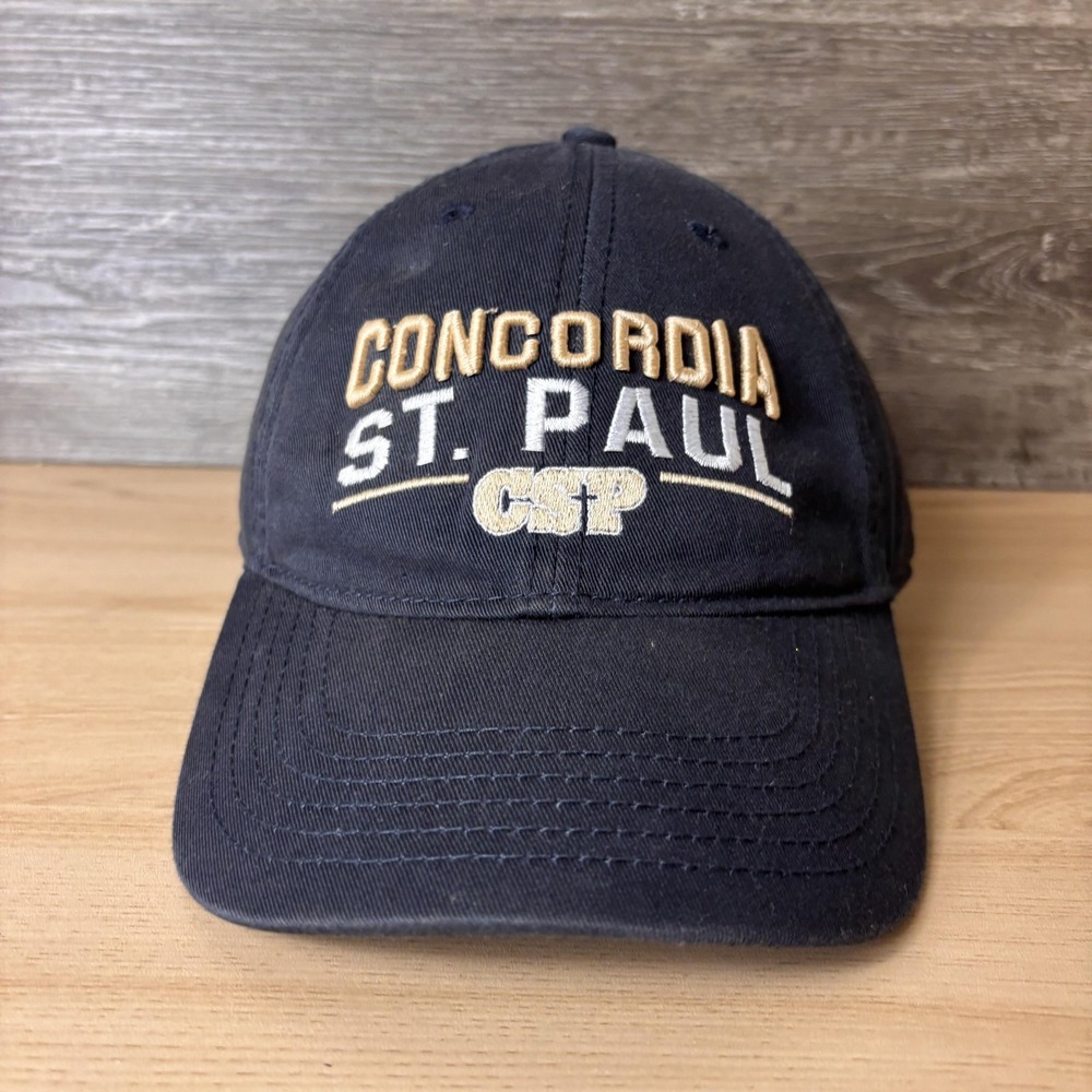 Concordia St. Paul Golden Bears Hat Cap Strap Back Mens Navy NCAA College CSP